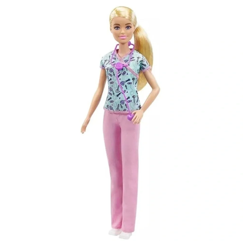Mattel Barbie Doll with Pink Pants and Green Top